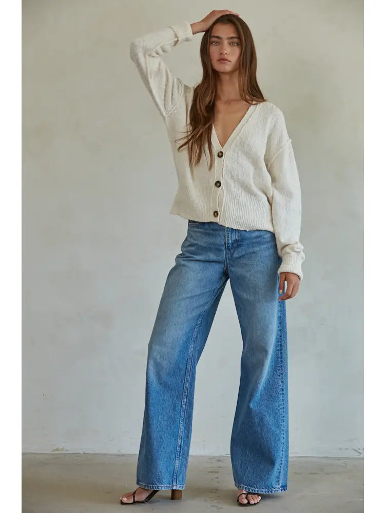 KENNEDY KNIT BUTTON DOWN CARDIGAN