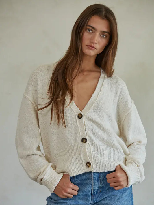 KENNEDY KNIT BUTTON DOWN CARDIGAN