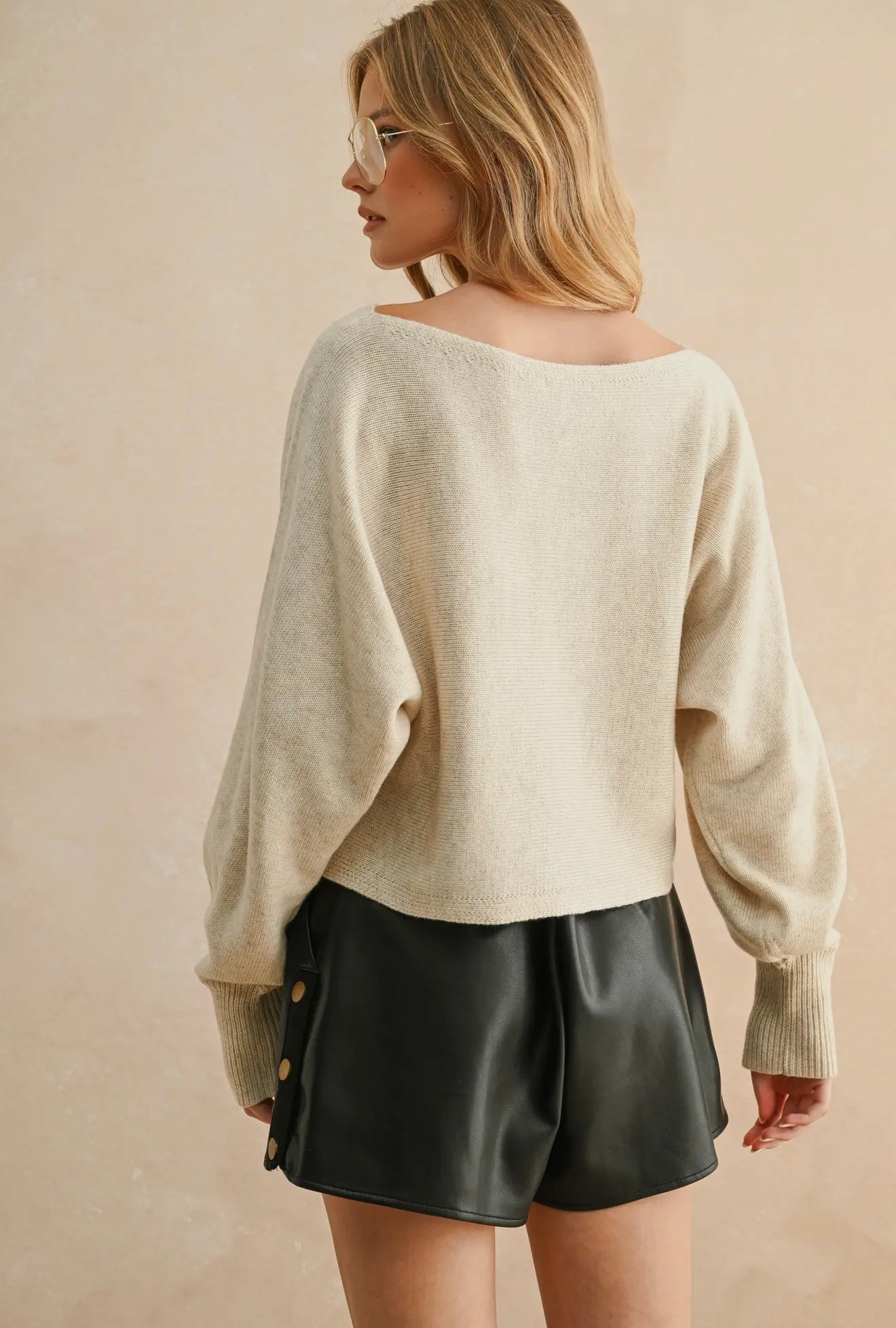 BIANCA BOAT NECK SWEATER