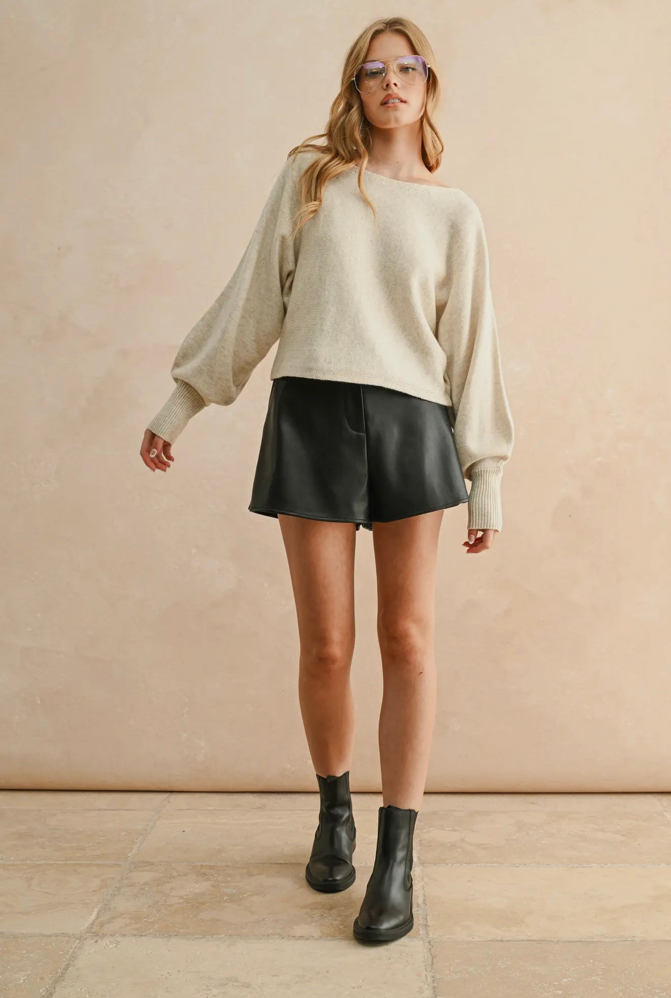 BIANCA BOAT NECK SWEATER