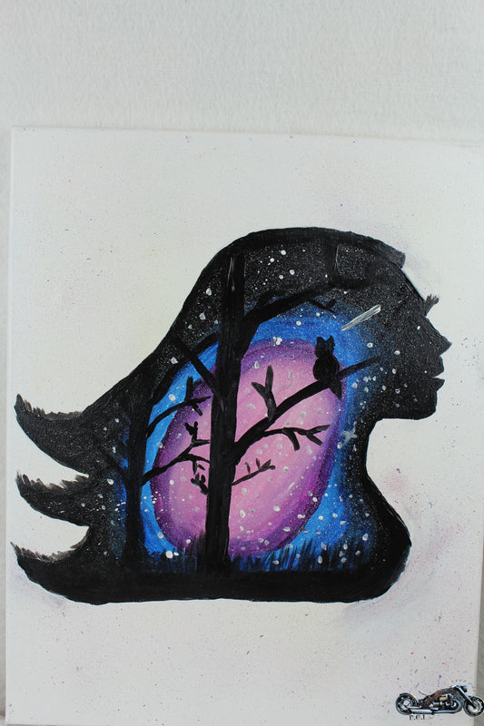 BROOKE BLACK & WHITE WINTER PATTERNED MITTENS