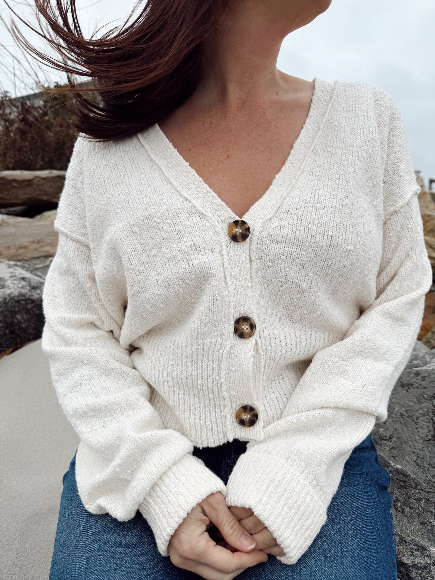 KENNEDY KNIT BUTTON DOWN CARDIGAN