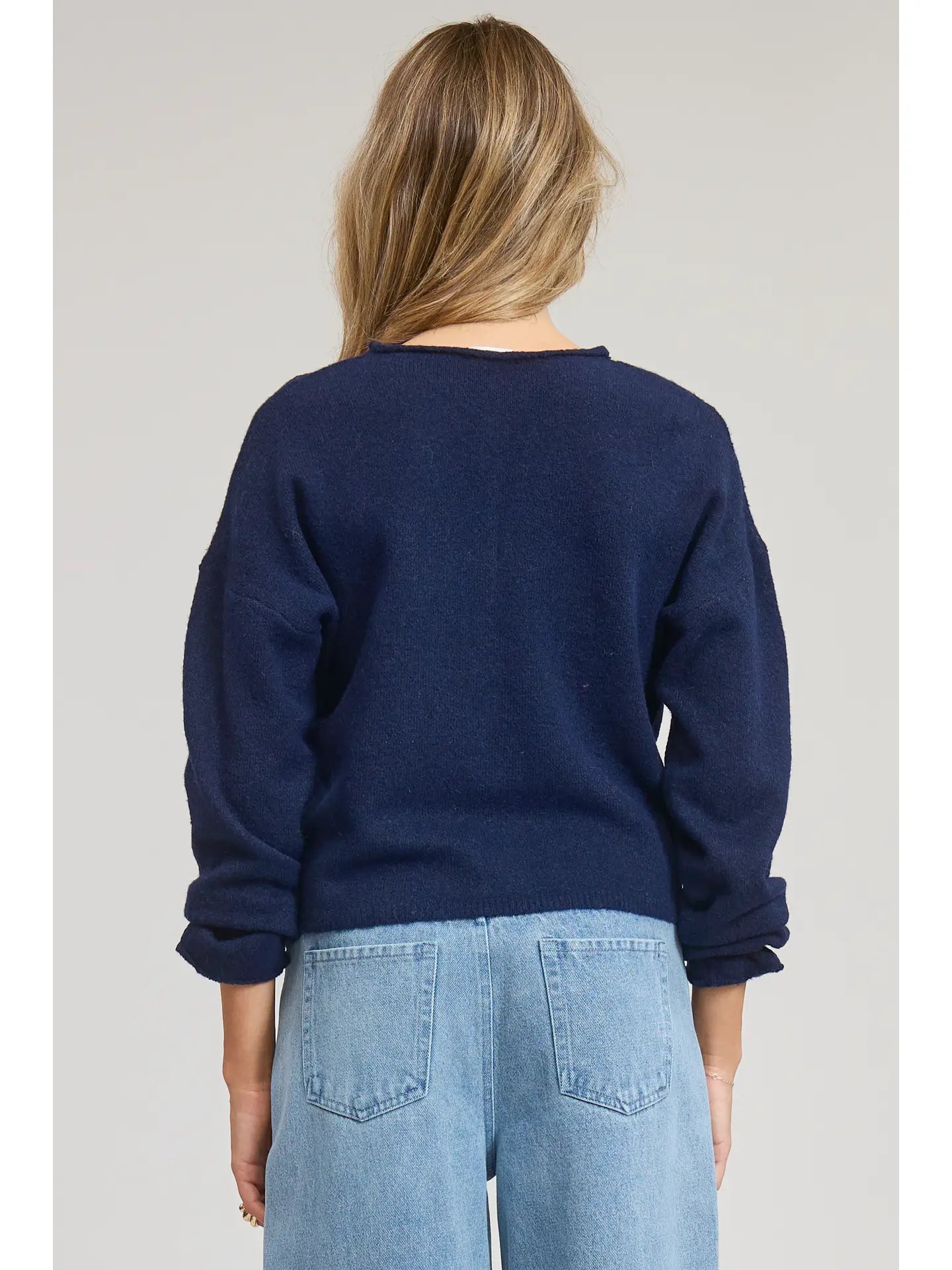 EVERLY ESSENTIAL BUTTON DOWN CARDIGAN